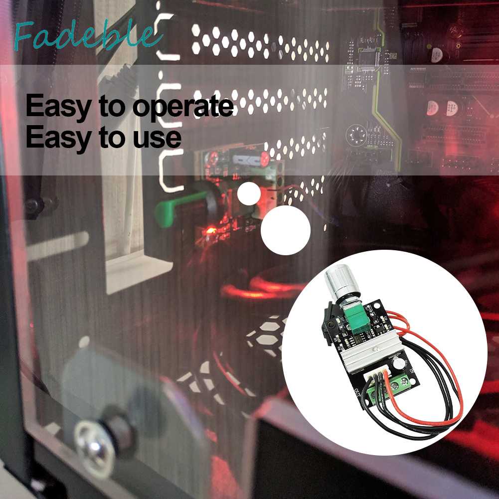 Công Tắc Điều Khiển Tốc Độ Động Cơ DC 6V 12V 24V 28V DC 3A