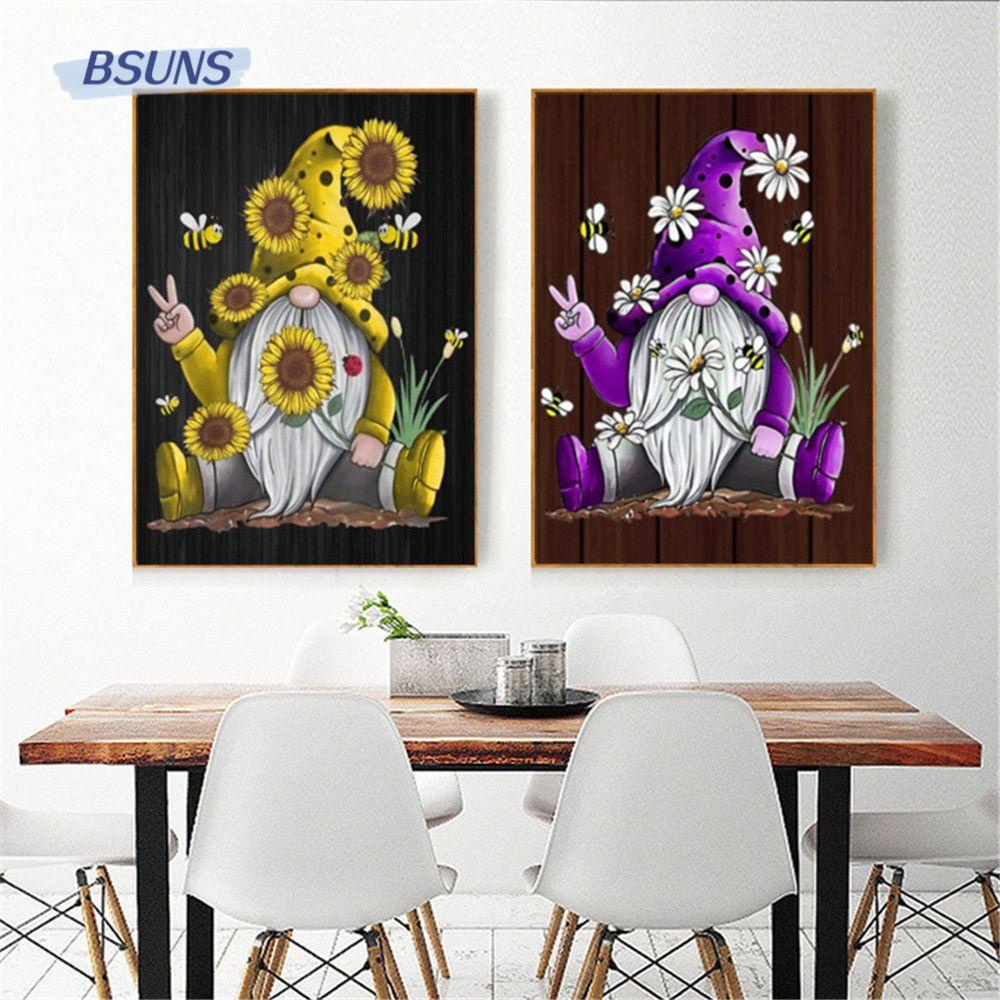 Bộ Tranh Đính Đá 5D Họa Tiết Hoạt Hình Dwarf Độc Đáo Diy