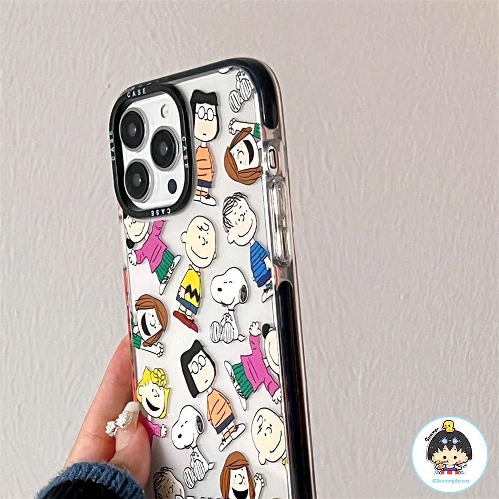 Ốp Điện Thoại TPU Mềm Trong Suốt Chống Sốc In Hình Snoopy Dễ Thương Cho IPhone 11 12 13 14 Pro Max