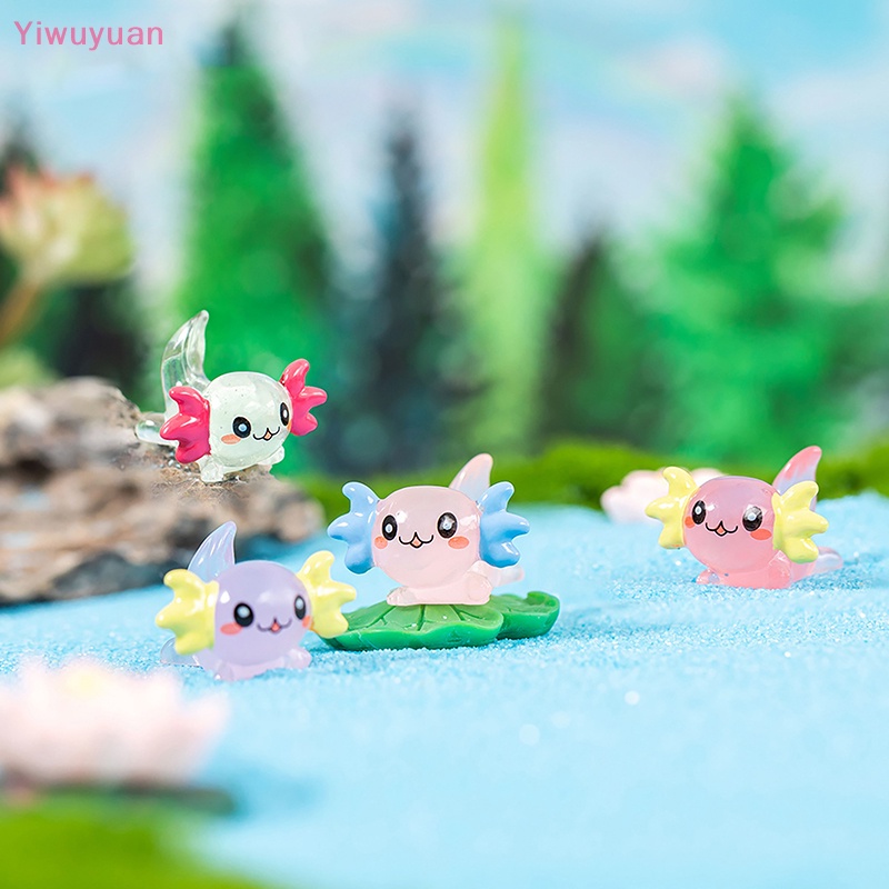 Bộ 2 Đồ trang trí Rồng Lục Giác Mini Màu Dạ Quang Trang Trí Tiểu Cảnh Mới