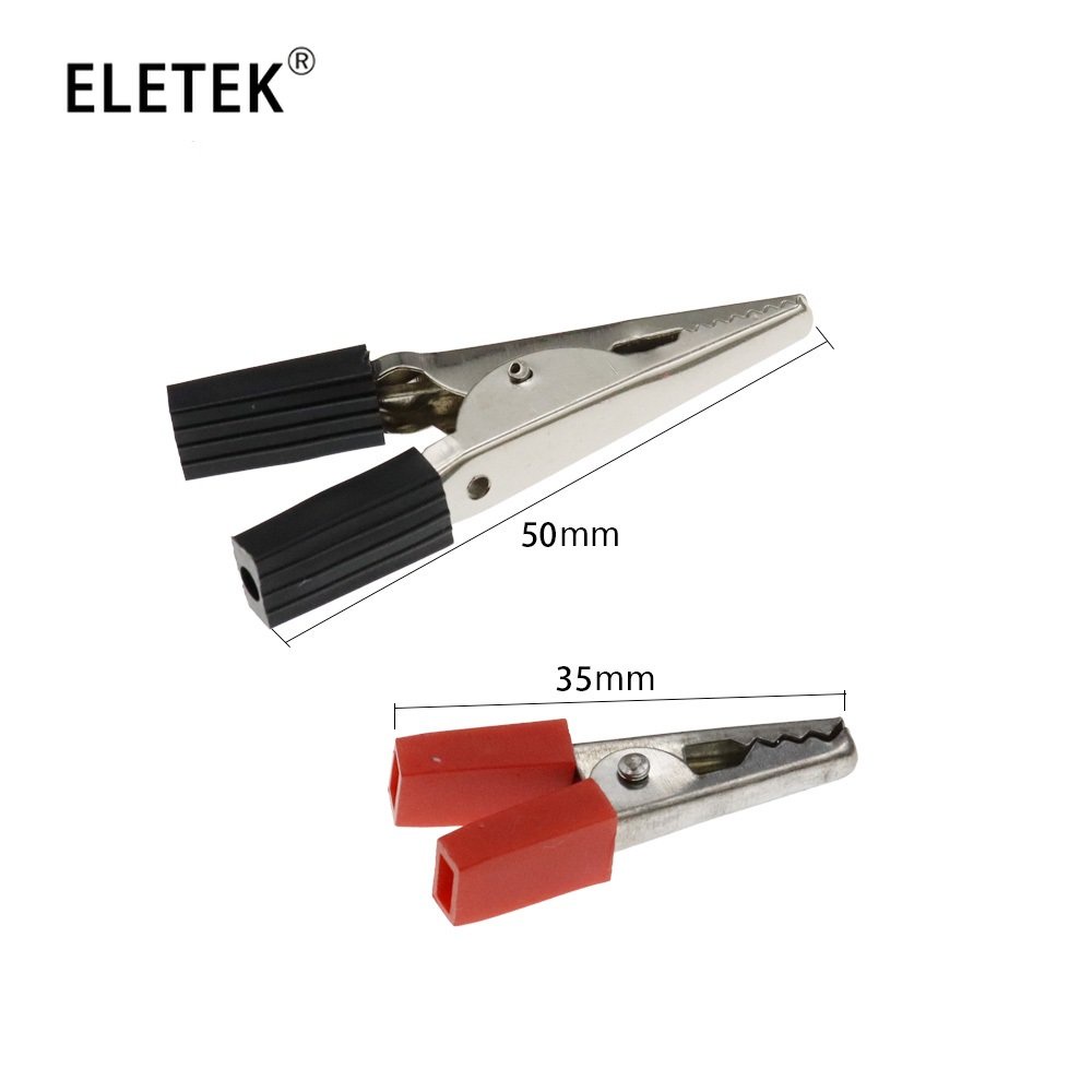 Set 10 Kẹp Cá Sấu Cách Điện Chuyên Dụng 35 / 50MM