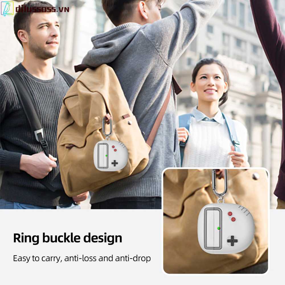 Vỏ Bọc Silicone Mềm Có Móc Kim Loại Cho Tai Nghe Bose QuietComfort II
