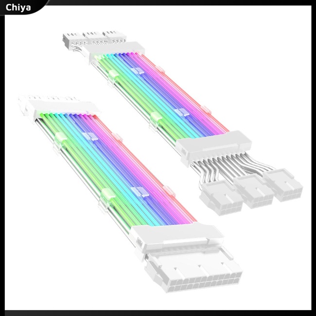 Dây Cáp Nối Dài Nguồn 24pin 5v Argb Linh Hoạt Cho Thẻ Đồ Họa Máy Tính