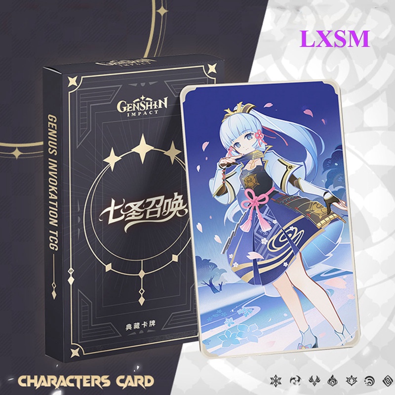Bộ Sưu Tập 27 Thẻ Nhân Vật Genshin Va Chạm Genius Invokation TCG Hai Mặt 27 / 11x 6.5cm