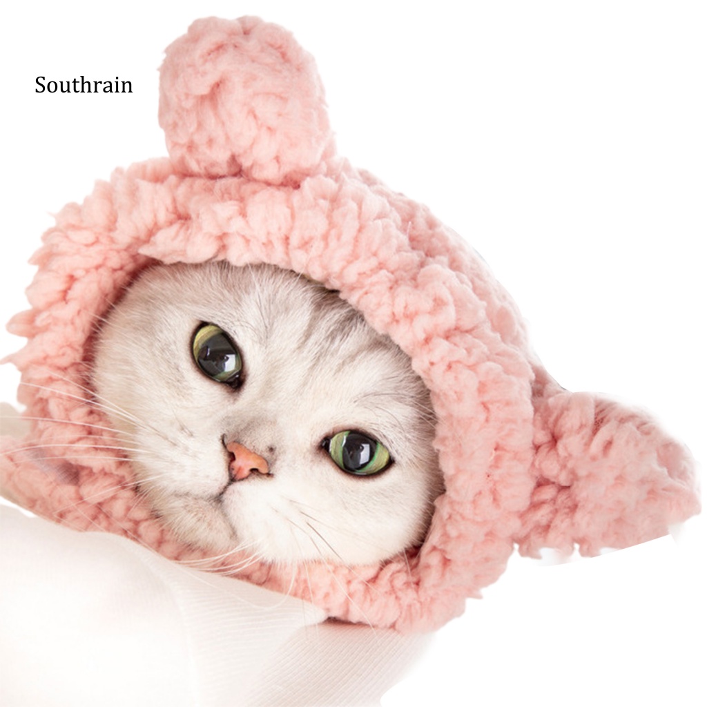 Mũ Lưỡi Trai Màu Trơn Dễ Thương Thân Thiện Với Da Cho Thú Cưng