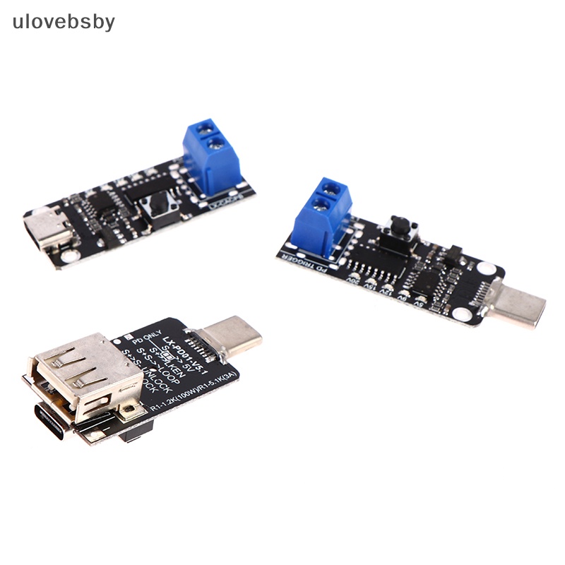 Bảng Mạch Kích Hoạt ulovebsby USB Type-C PD Decoy 9V 12V 15V PD 2.0 3.0
