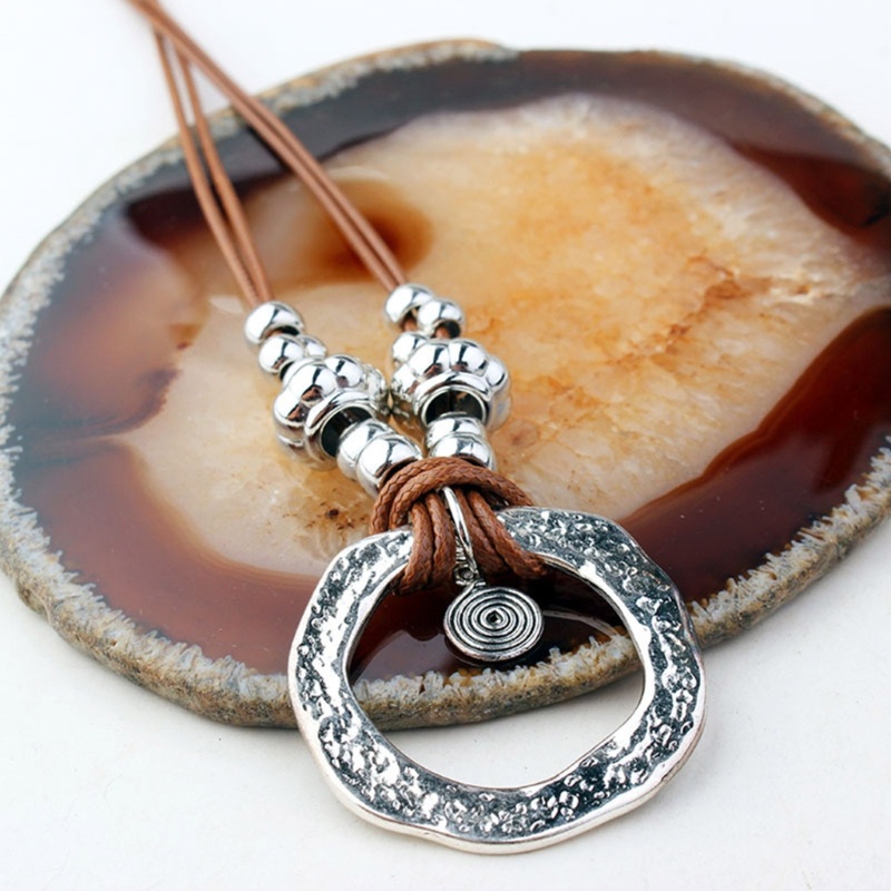 Mojito Vòng cổ Choker Mặt Tròn Phong Cách Hippy Gypsy Thời Trang