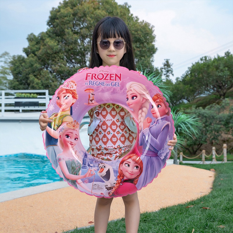 Phao Bơi Bơm Hơi Tròn Hình Spiderman / Hello Kitty / Spiderman Dễ Thương Cho Bé