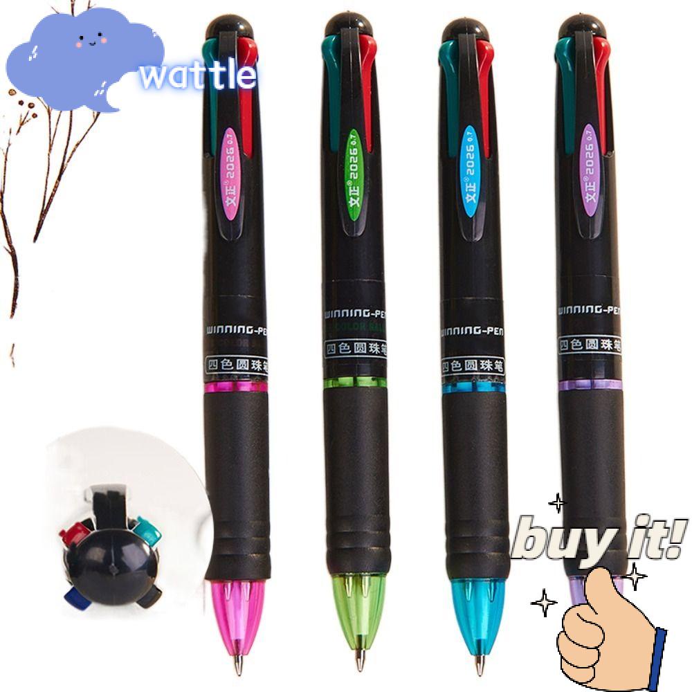 Bộ 12 Bút Bi 4 Màu Hình Động Vật Dễ Thương