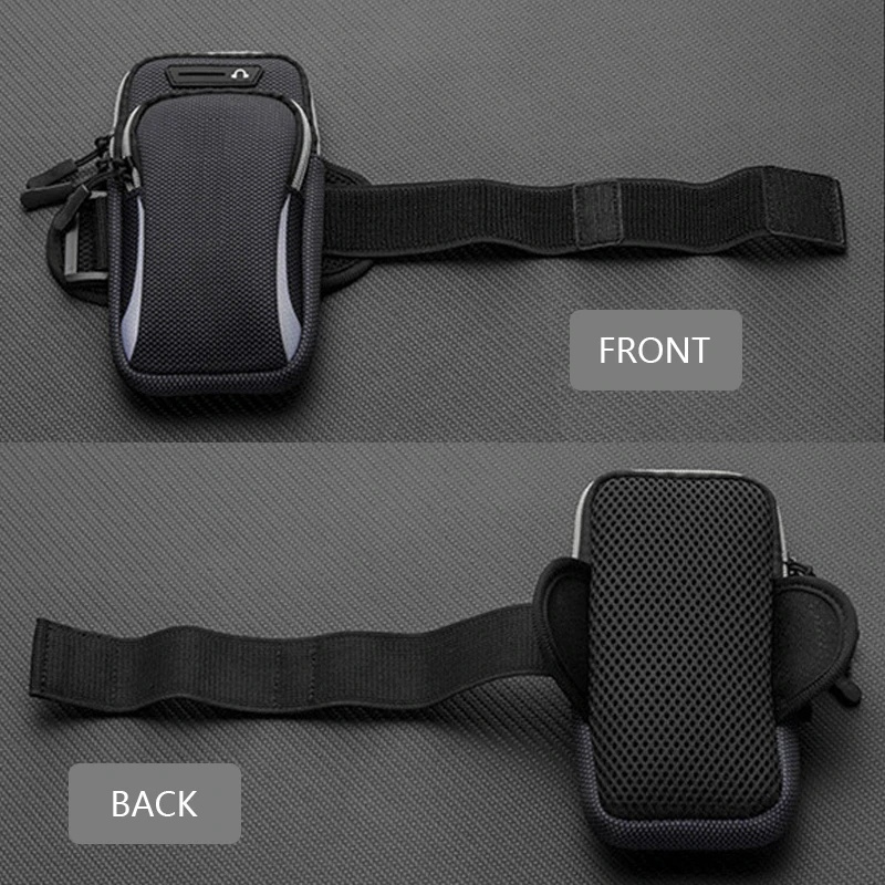Túi Đeo Cánh Tay Đựng Điện Thoại Khóa Kéo Dành Cho Tập Thể Thao Chạy Bộ YKD