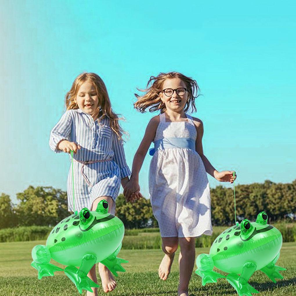 Mô Hình Chú Ếch Mắt Dạ Quang Bằng PVC Co Giãn Dễ Thương