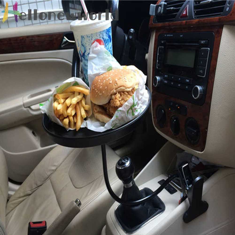 Khay Đựng Thức Ăn Trong Xe Hơi Xoay 360 Độ Tiện Dụng