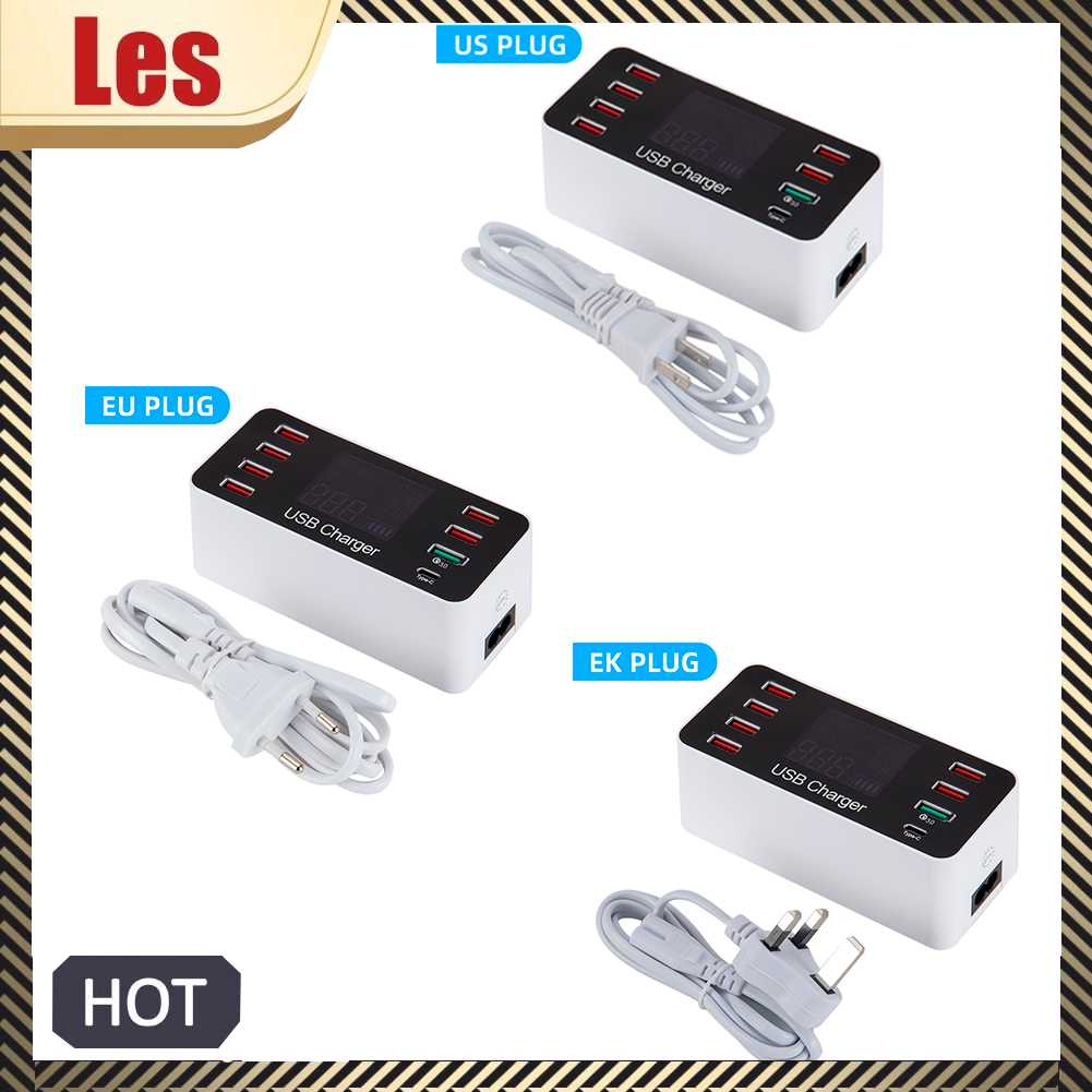 Bộ SạC ĐiệN ThoạI 40W NhiềU CổNg USB TiệN DụNg