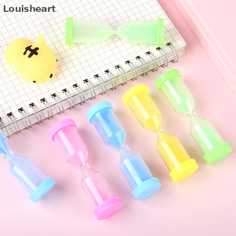 Set 3 Đồng Hồ Cát Mini Nhiều Màu Sắc Xinh Xắn Dùng Để Trang Trí Nhà Tắm