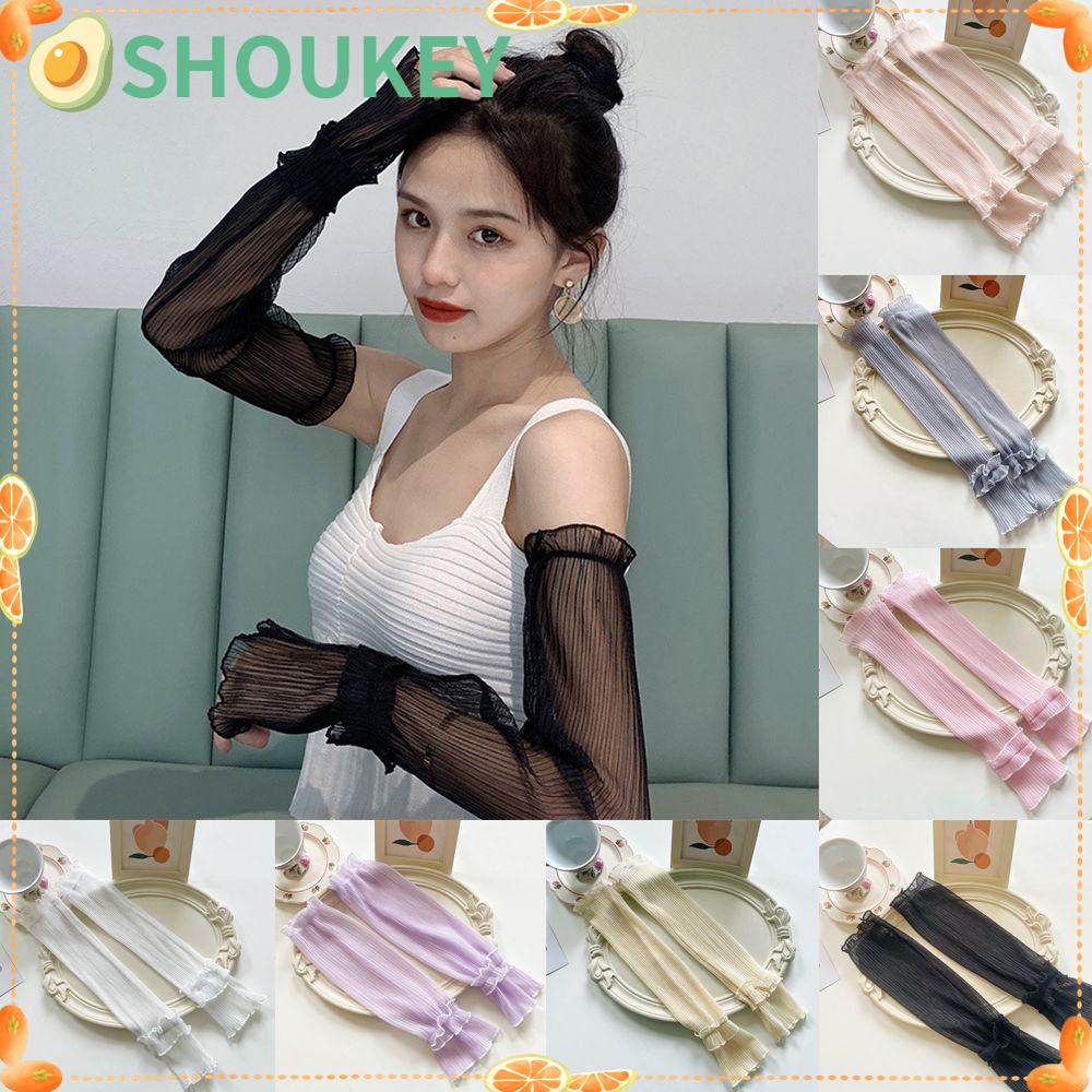 Găng Tay Chống Nắng Tia UV Bảo Vệ Khỏi Tia UV Khi Lái Xe Ngoài Trời