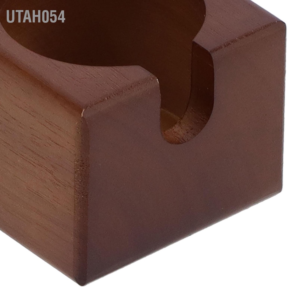 Utah054 Giá đỡ cà phê bằng gỗ 3 lỗ Portafilter tổ chức