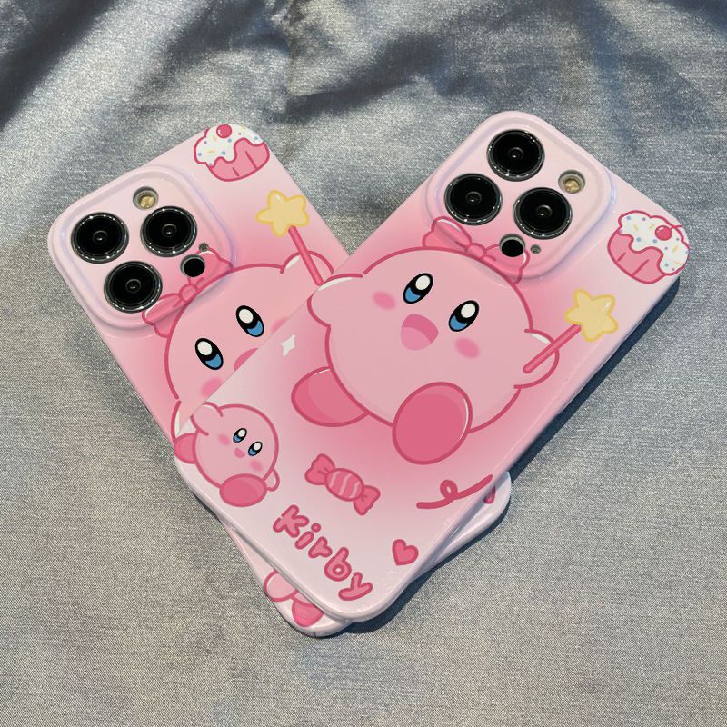 Ốp Điện Thoại Họa Tiết Ngôi Sao Kirby Dễ Thương Cho Iphone 7 plus / xs promax14 11 / 128 Xr / 13 B8MY