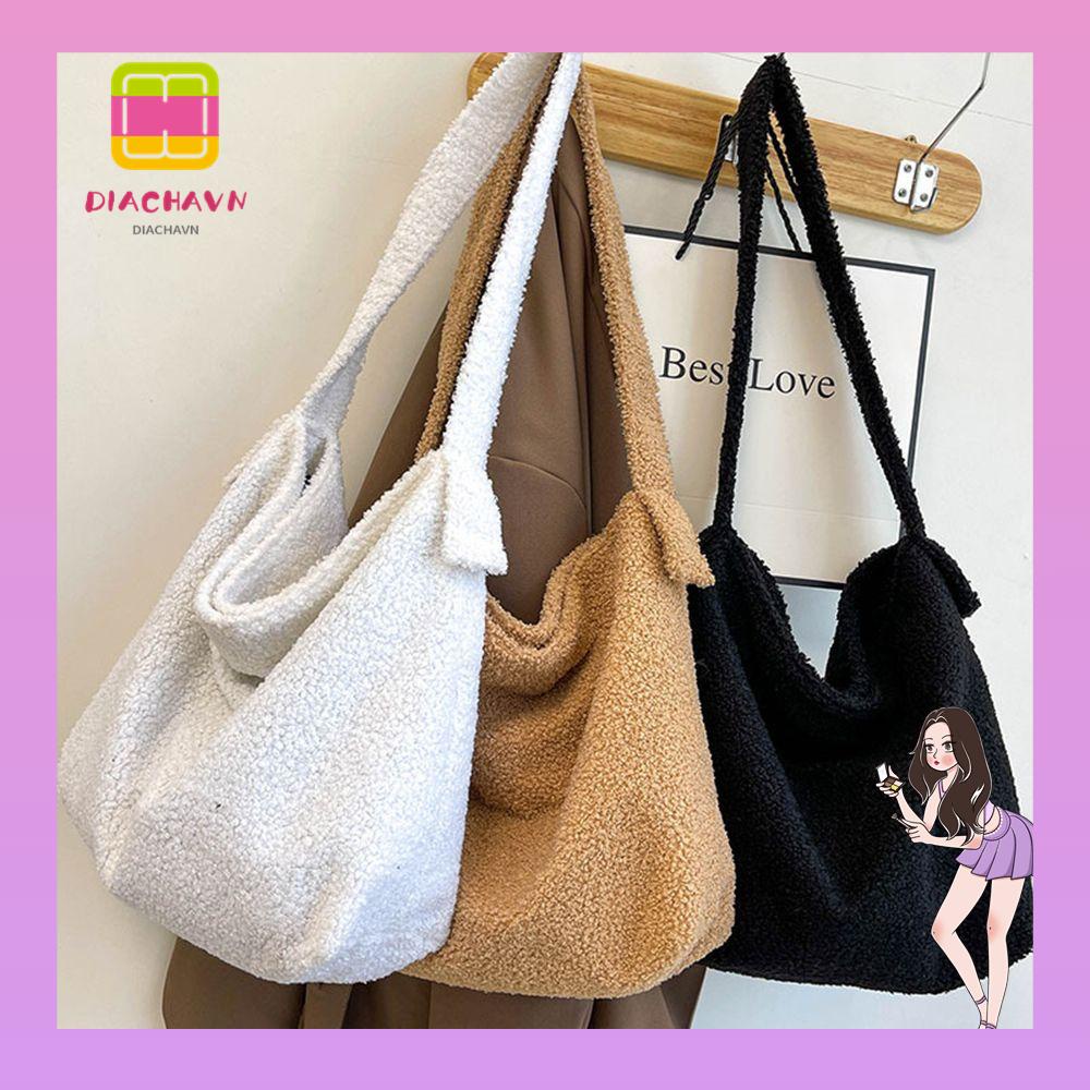 Túi Xách Đeo Vai Bằng Vải Bông Sức Chứa Lớn