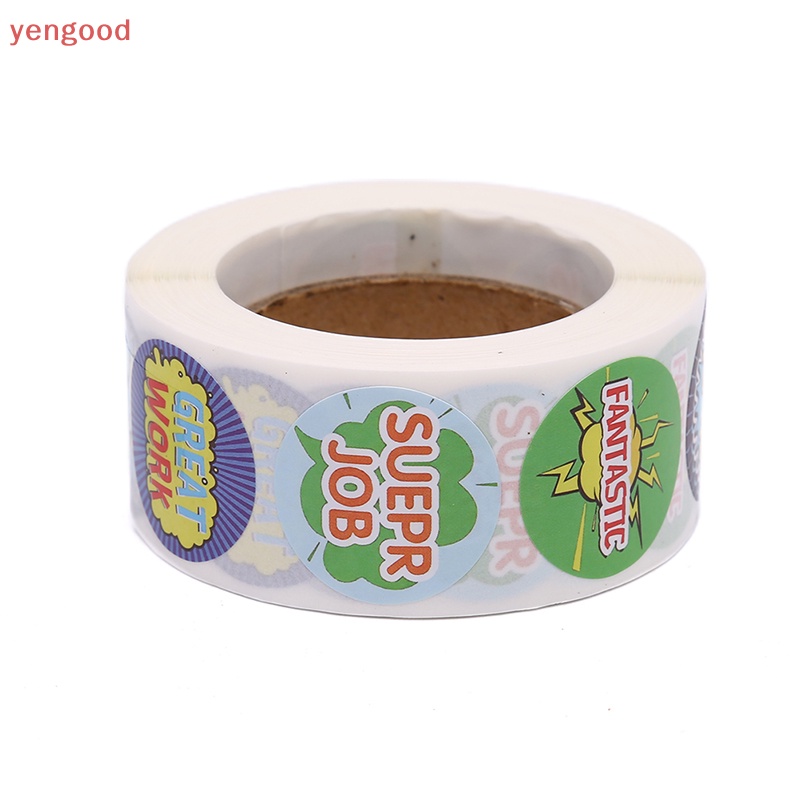 Cuộn 500 Miếng Dán Trang Trí Hình Trái Tim Dễ Thương