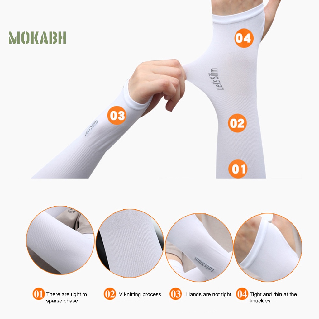 1 Đôi Găng Tay Co Giãn Chống Tia UV Màu Sắc Thời Trang Mùa Hè Cho Nam Và Nữ