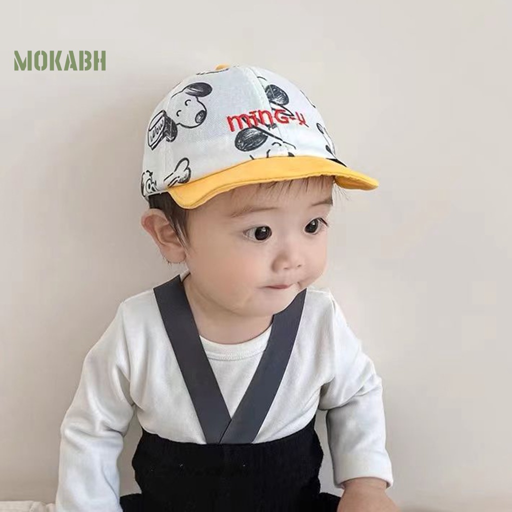 Mũ Bóng Chày Chống Nắng Thoáng Khí Giặt Được In Họa Tiết Chú Cún Dành Cho Bé Trai Và Bé Gái
