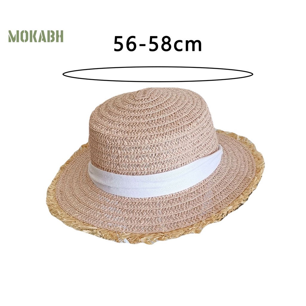 Nón Cối Rộng Vành Chống Nắng Chống Tia UV Màu Sắc Tương Phản Thời Trang Cho Nữ