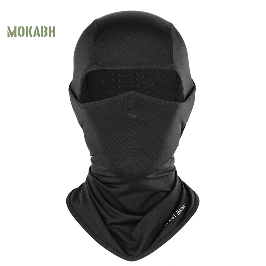 [Mok Abh] Tấm Che Mặt Chống Nắng Thoáng Khí Thấm Hút Tốt Bảo Vệ Mặt Khi Đi Xe Máy Ngoài Trời