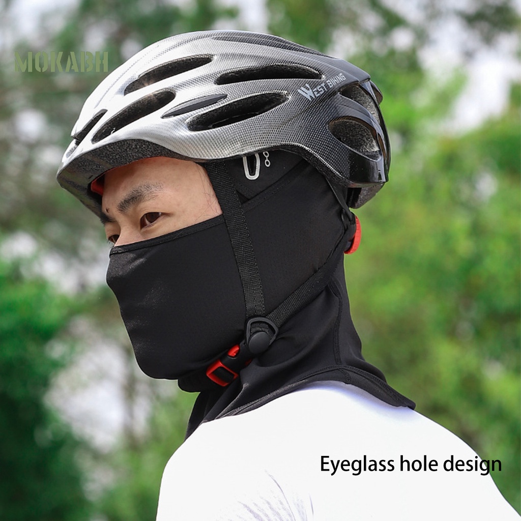 [Mok Abh] Tấm Che Mặt Chống Nắng Thoáng Khí Thấm Hút Tốt Bảo Vệ Mặt Khi Đi Xe Máy Ngoài Trời