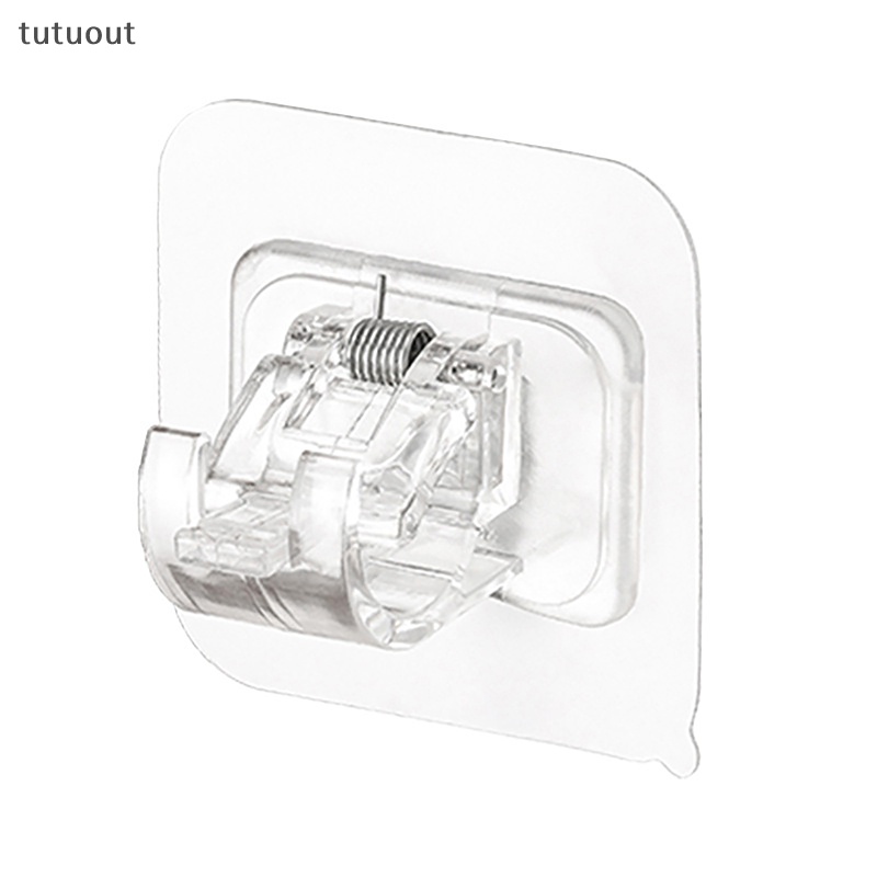 Móc Treo Thanh Treo Rèm Tự Dính Không Cần Đóng Đinh Tiện Dụng