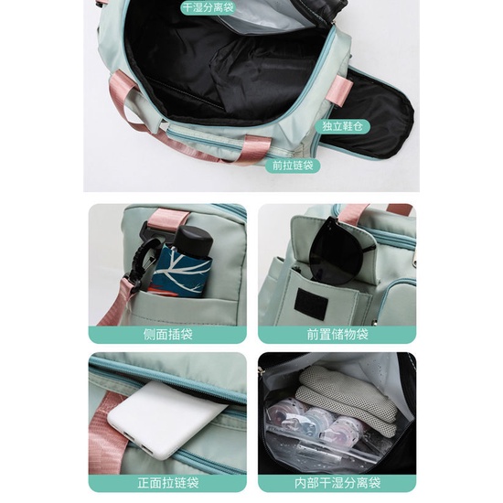 Túi Du Lịch Sức Chứa Lớn Chống Thấm Nước Di Động Cho Nam Nữ