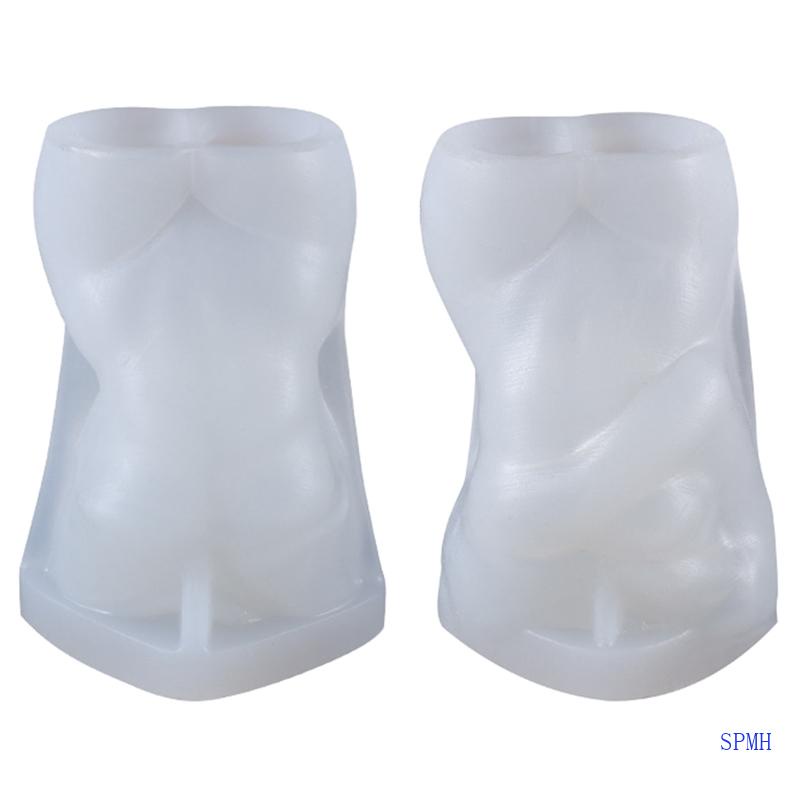 Khuôn Silicone Làm Nến Cơ Thể Người 3D DIY # 2