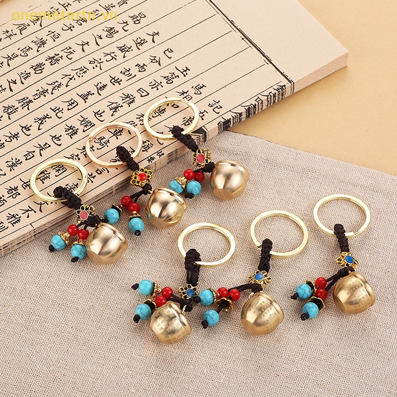 Móc Chìa Khóa Bằng Đồng Thau Handmade Phong Thủy Cổ Điển