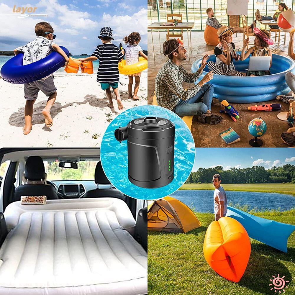 Máy Bơm Hơi Điện Tử Chuyên Dụng Cho Hoạt Động Cắm Trại