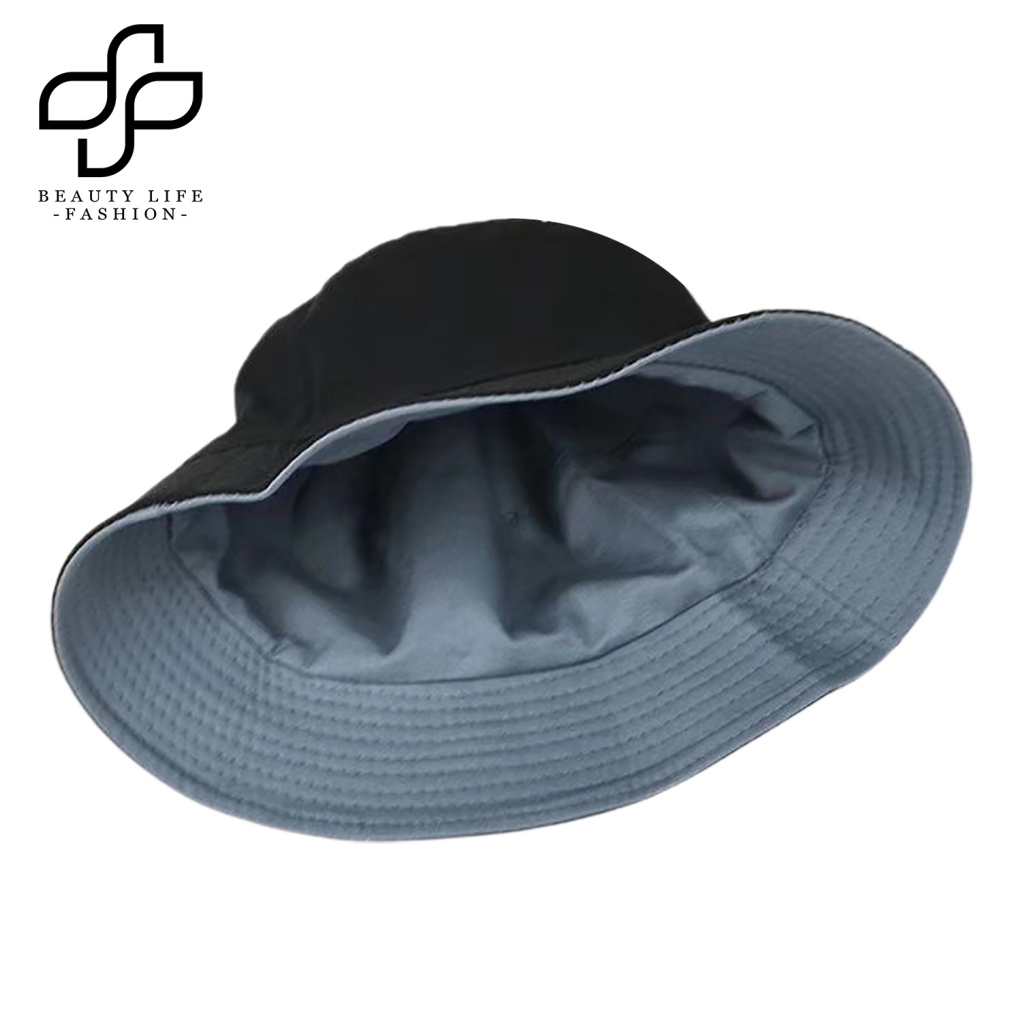 Mũ Bucket Vành Rộng Màu Trơn Thời Trang Làm Việc / Câu Cá