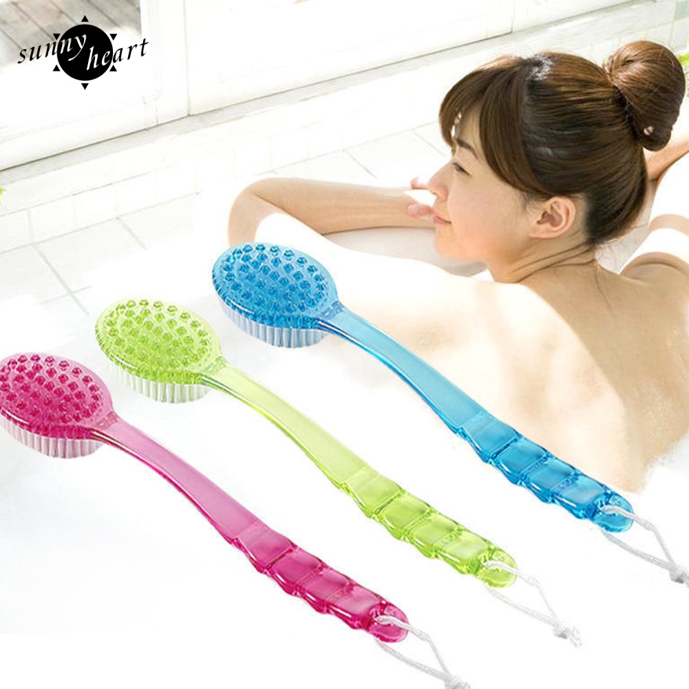 Bàn Chải Tắm Chà Lưng Massage Cơ Thể Tay Cầm Dài