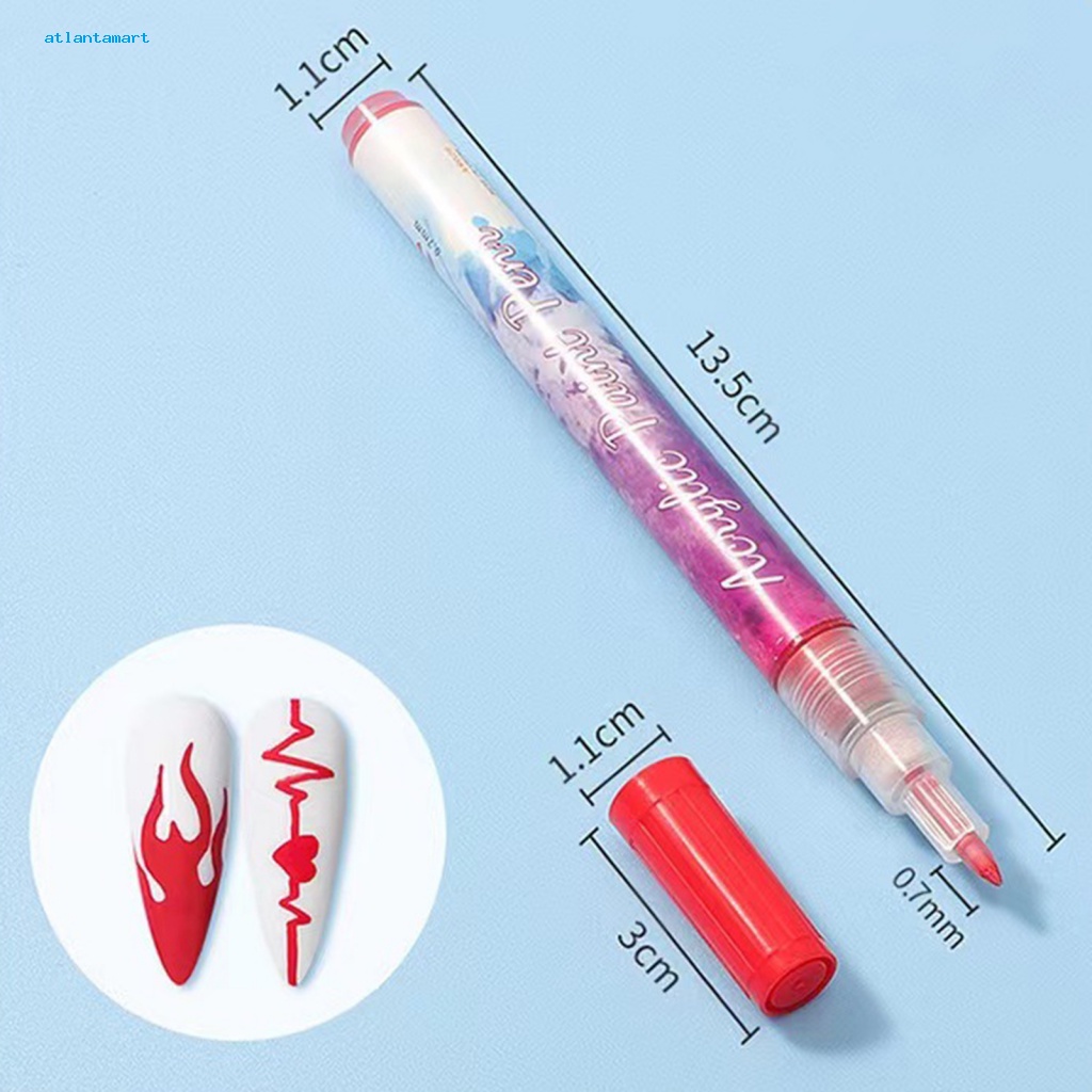 Túi Đựng Đồ Dùng Cao Cấp Tiện Dụng| Set 12 Bút Vẽ Móng Nghệ Thuật Nhanh Khô Đường Kẻ Chính Xác Siêu Mỏng Chống Thấm Nước Dành Cho Sử Dụng Tại Nhà