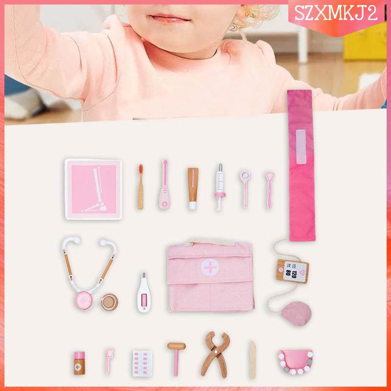 Set 18 Đồ Chơi Đóng Vai Bác Sĩ Cho Bé 3 4 5 6 Tuổi szxmkj2