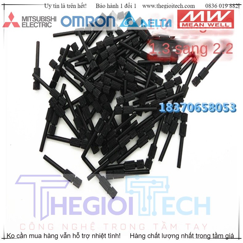 Đầu Cắm Đuôi Sợi Quang Riko Keyence Đầu Nối 2.2 Đầu Nối gắn dây cảm biến 1.0 1.3 mm cho Bộ Khuếch Đại Đuôi Sợi Quang - Ổ Cắm 1.3 Sang 2.2