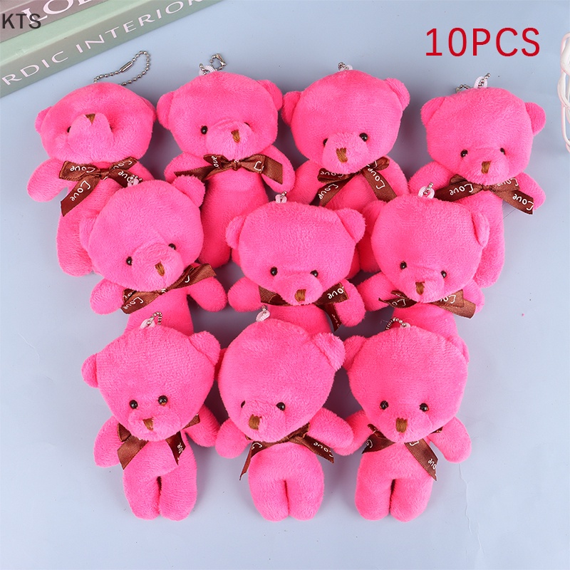 Set 10 Gấu Bông Mini 12cm Mềm Mại Đáng Yêu