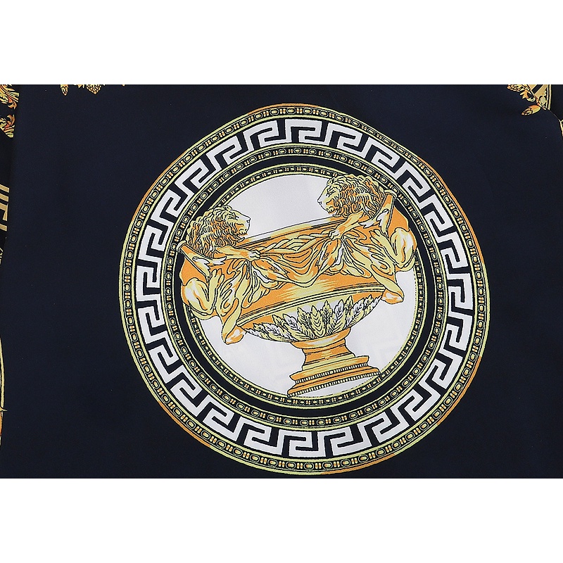 Áo Sơ Mi Nam Tay Dài In Hoa Đốt Cháy Thời Trang Đường Phố Cao Cấp V-E88R-S &amp; - Mới Nhất