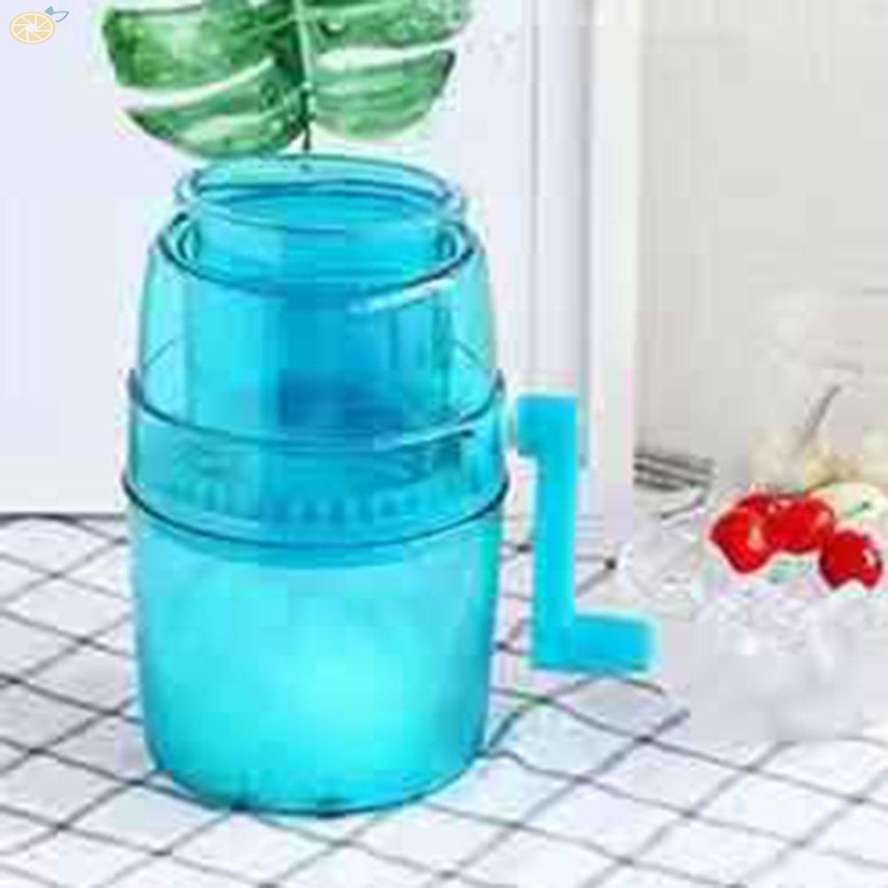 【VARSTR】Portable Ice Crusher Shaved Ice Machine Manual Crank Operated Fruit Smoothie high quality
