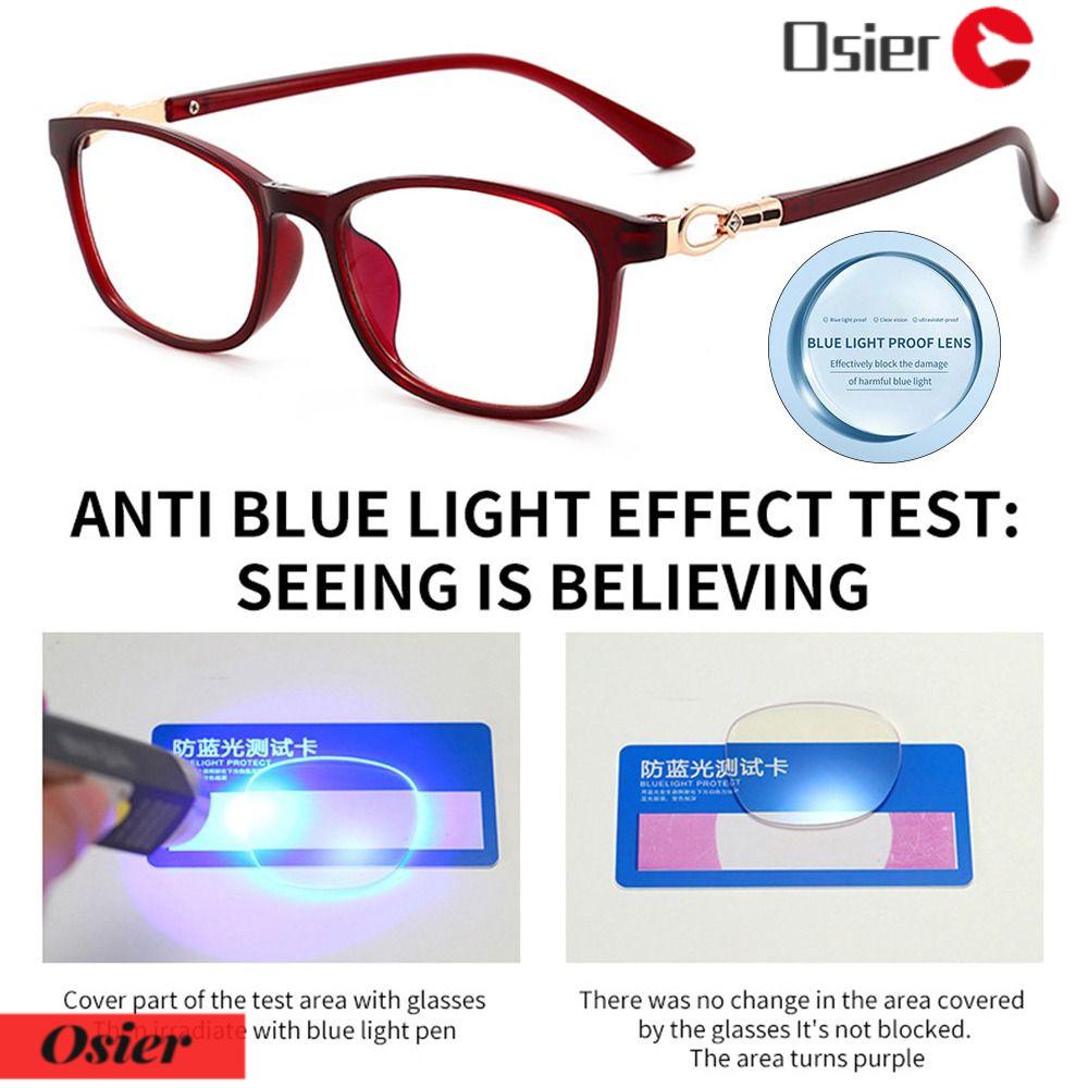 Osier1 Kính Đọc Sách Chống Ánh Sáng Xanh Phong Cách Vintage Đơn Giản