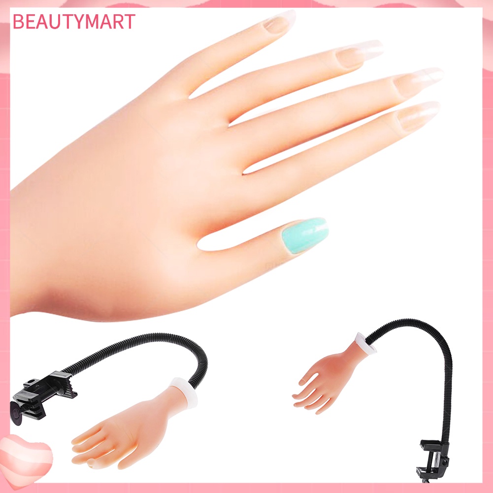 Mô Hình Bàn Tay Giả Mềm Dùng Luyện Tập Làm Móng