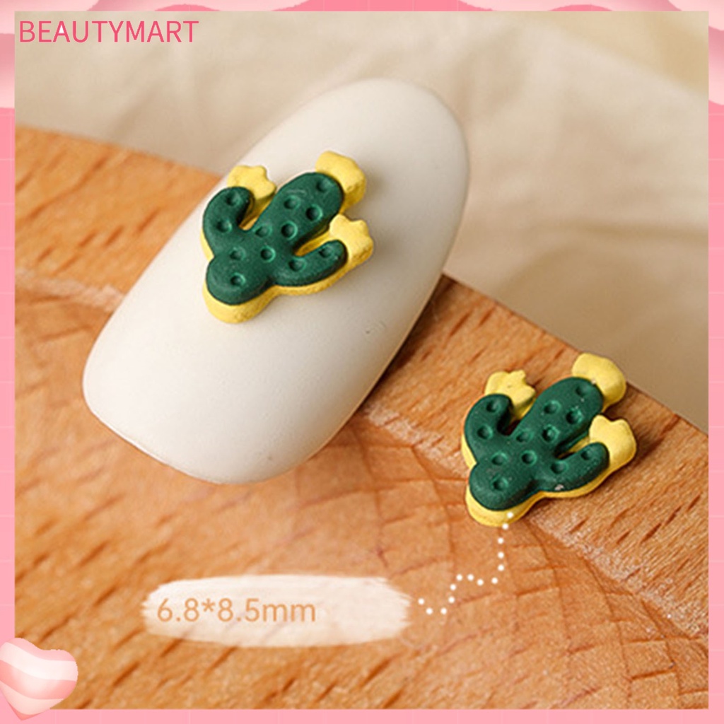 Bộ 5 Phụ Kiện Trang Trí Móng Tay Bằng Nhựa Hình Động Vật Hoạt Hình Dễ Thương