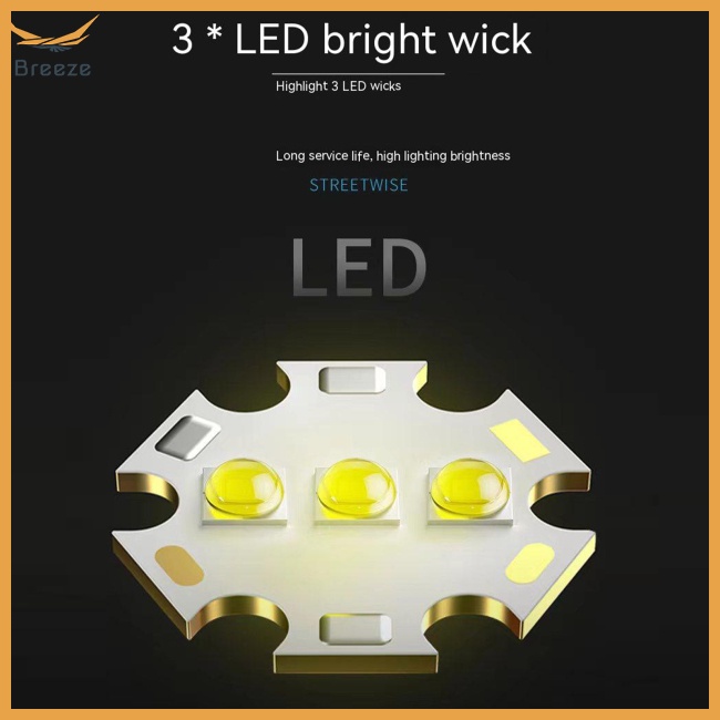 Đèn Pin Led Cob Mini Sạc Usb Đa Năng Dành Cho Xe Đạp