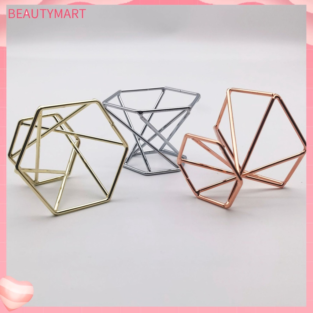 [beautymart] Giá Đỡ Mút Trang Điểm Bằng Thép Carbon Mạ Điện Thiết Kế Rỗng Làm Đẹp