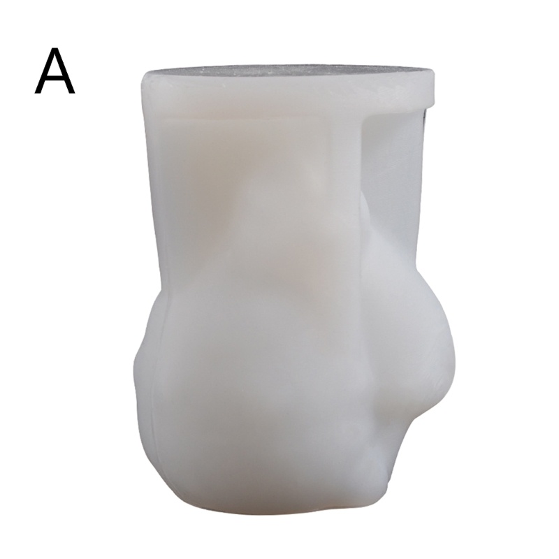 Khuôn Silicone Hình Thỏ 3D Làm Xà Phòng / Nến DIY