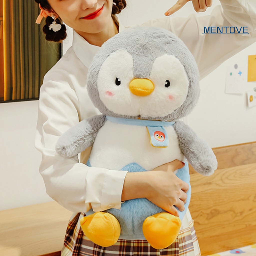 Chim Cánh Cụt Nhồi Bông Mềm Mại Trang Trí Phòng Ngủ