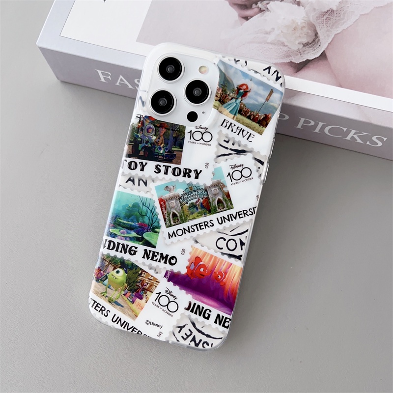 Ốp Điện Thoại Họa Tiết Hoạt Hình Disney Cho IPhone 14 Pro Max 100 14 Pro / 14 / 13 Pro Max / 13 Pro / 13 / 12 Pro Max / 12 Pro / 11
