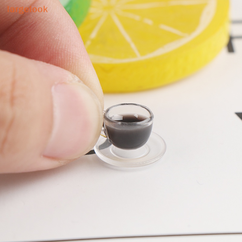 Bộ Cốc Cà Phê Mini Tỉ Lệ 1: 12 Dùng Trang Trí Nhà Búp Bê